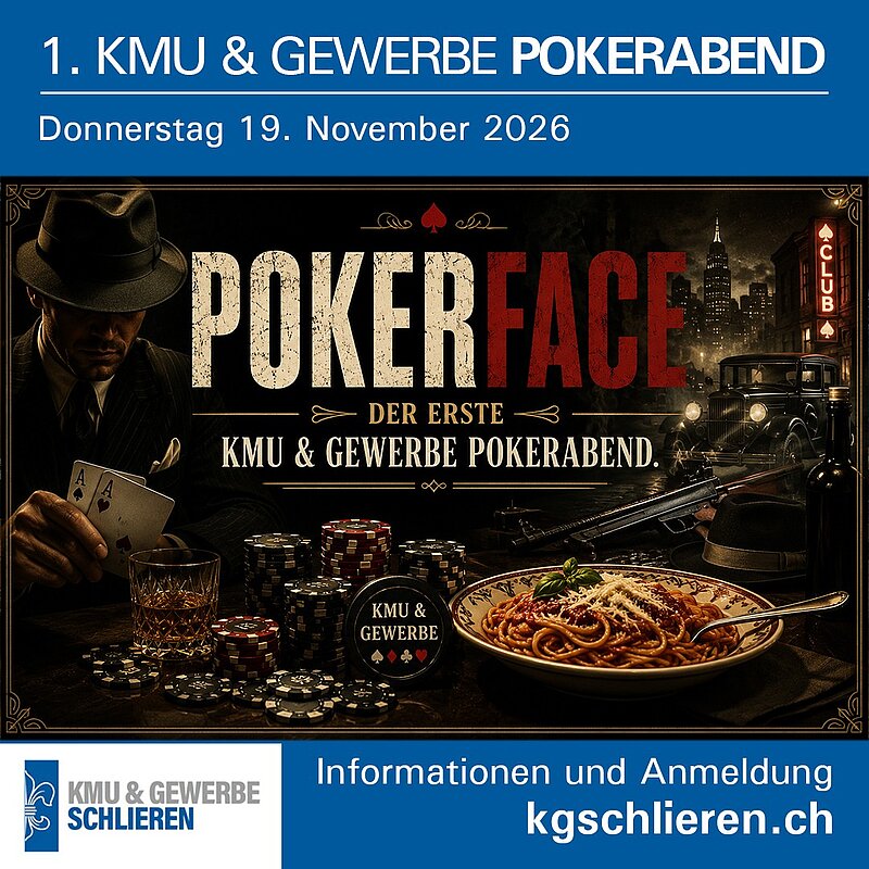 1. KMU & Gewerbe Pokerabend