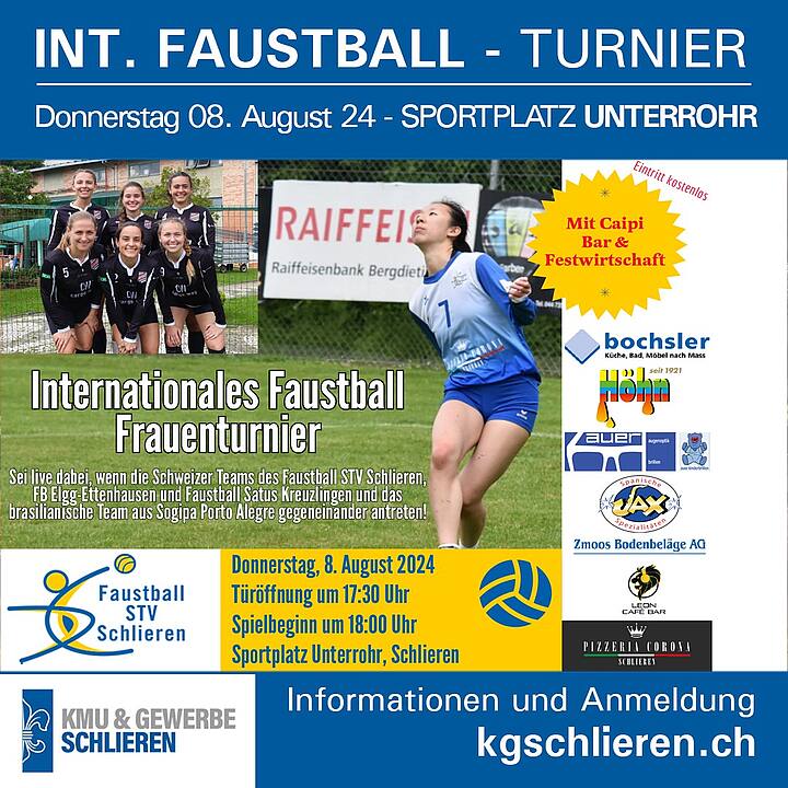 Internationales Frauenfaustball-Abendturnier in Schlieren